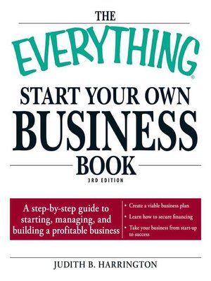 cover image of The Everything Start Your Own Business Book